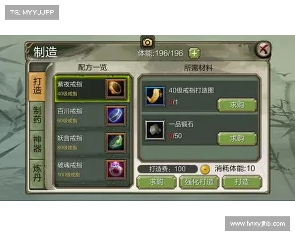 秦殇前传:装备等级打造之道